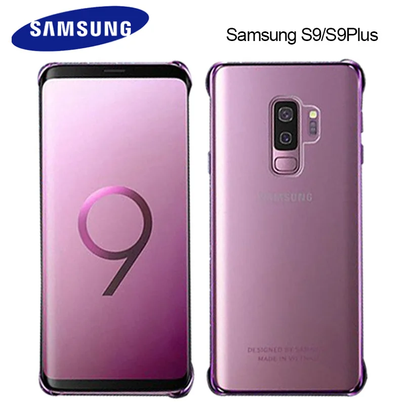 Samsung S9 Plus, чехол-накладка на заднюю панель, твердый гальванический чехол для сотового телефона, противоударный, не оставляет отпечатков пальцев, защита объектива, прозрачный