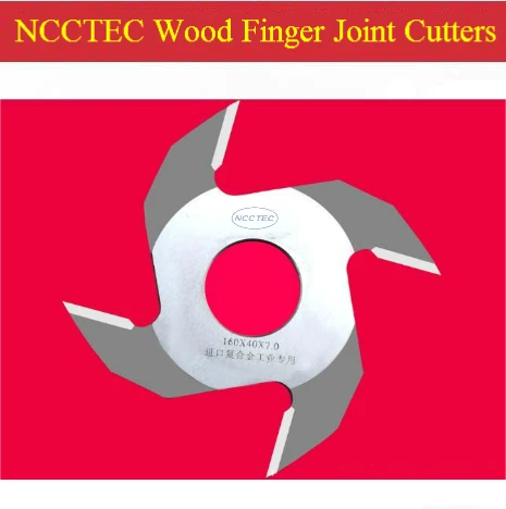 6.4'' 160mm NCCTEC carbide wood finger joints NWJ16045 | 160*4T*4*40*50 mm FREE shipping