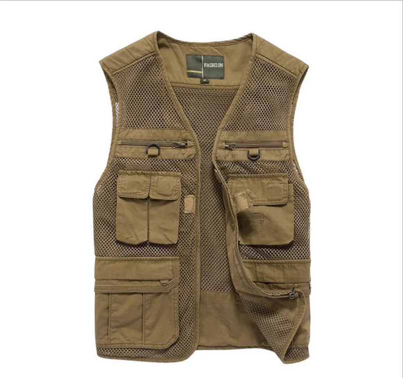 Hyweacvar Fly Жилет Для перелетов с несколькими карманами дышащая куртка для работы