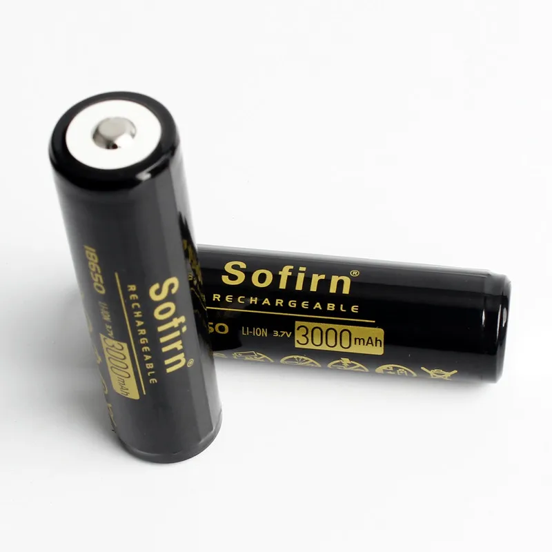 Аккумуляторная батарея Sofirn 18650 3000 мА · ч 3 7 В литиевые аккумуляторные батареи с
