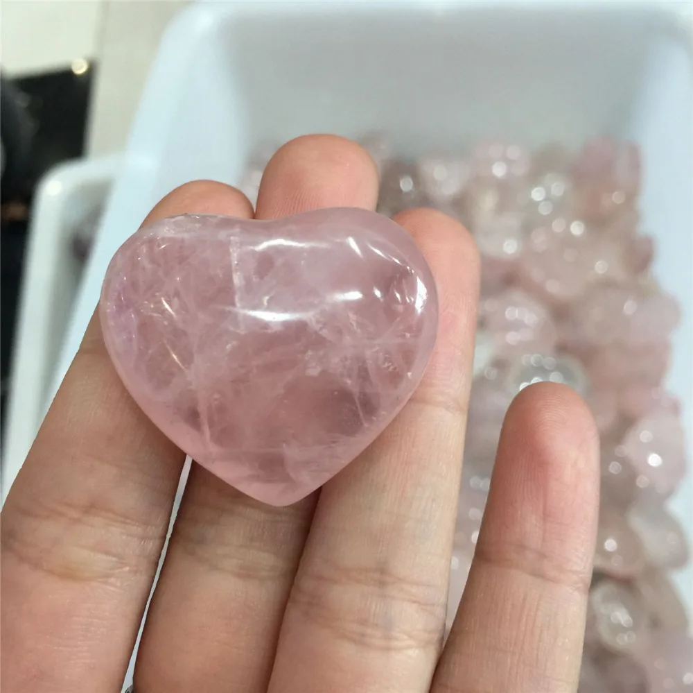 Горячая Распродажа 3 шт. красивые натуральные розовые кварцевые целебные