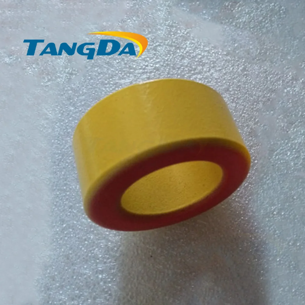 Tangda t200-8b Железный силовой сердечник индуктор T200-8B 51*32*25,4 мм AL = 78.5нh/N2 uo = 35 желтый/красный ферритовый кольцевой сердечник с покрытием фильтрации