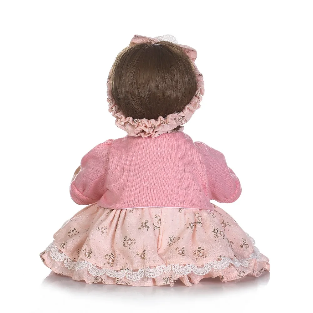 Новинка 2017 Реалистичная мягкая силиконовая виниловая кукла реборн NPKCOLLECTION 17