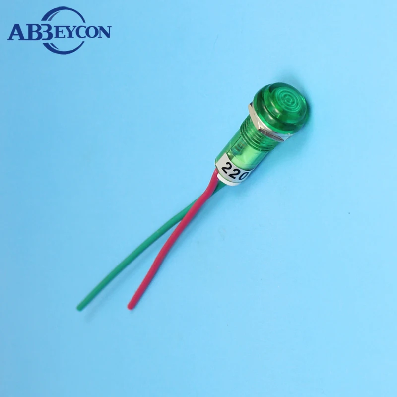 ABBEYCON 10 мм цвет 220 В природный газ Пилот свет напряжение пластиковый индикатор