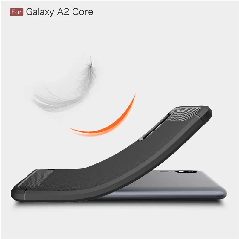 For Samsung Galaxy A2 Core Case Shockproof Armor Protective Soft Silicone Phone Back Cover |