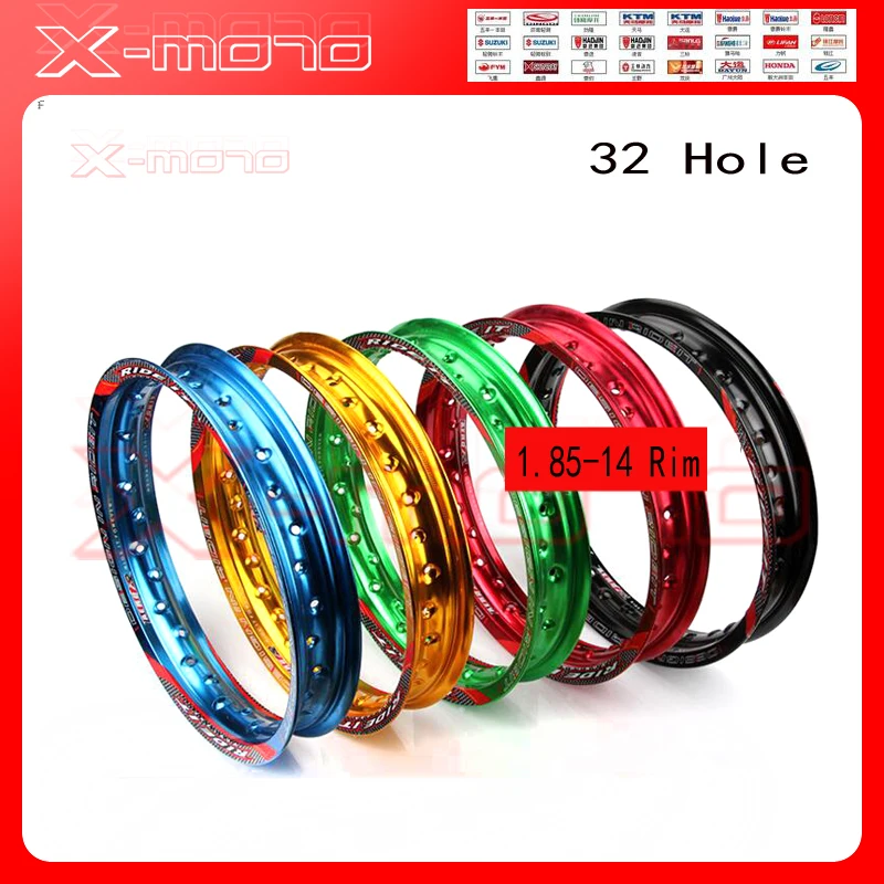 1" Dirt Pit Bike задние колеса 1,85x14" дюймов для KAYO BSE Apollo Xmotos CRF50 CRF70 KLX110 TTR110 125 140 160cc MX запасные части