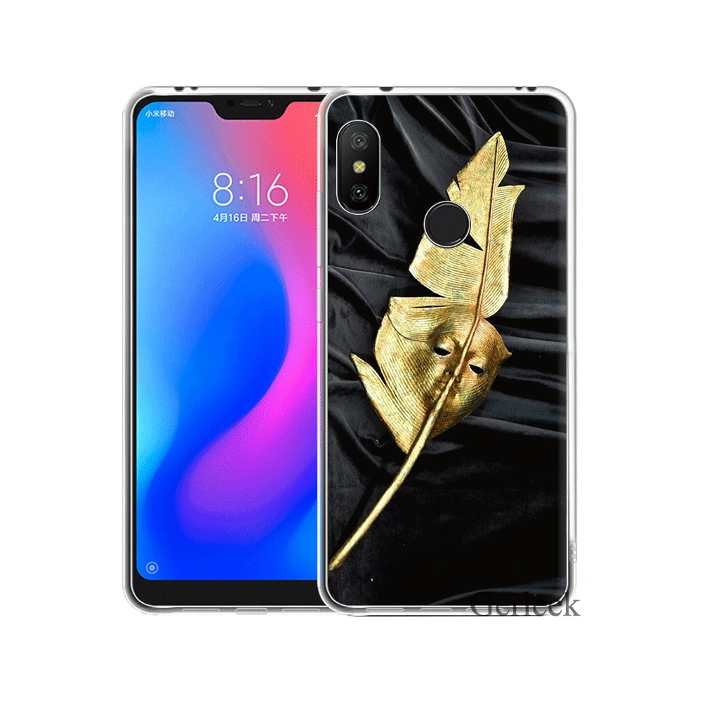 Desxz Feather Hard Case For Xiaomi Mi A2 A1 5X 6X 6 8 9 9se 5 5s MAX 3 Lite Cover | Мобильные телефоны и аксессуары