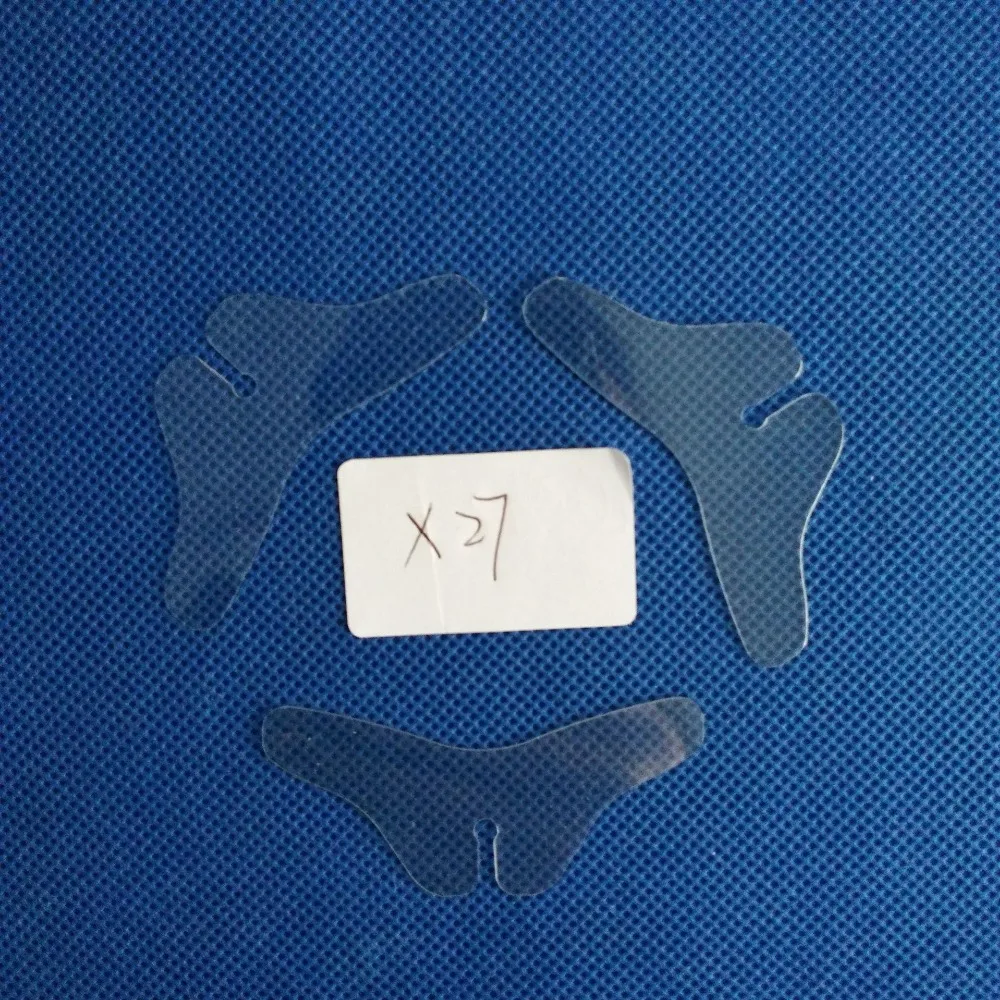 

200Pcs Transparent Shirt Collar Insret Shirt Collar Support Plastic Collar Band with 2 different size 6cm x 2.7CM and 6CM x2CM
