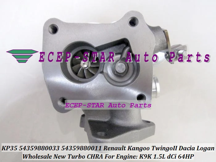 Турбокомпрессор KP35 011 33 54359700011 54359700033 8200507852 для Renault Kangoo II Teddy Dacia Logan 2004 K9K 1.5L