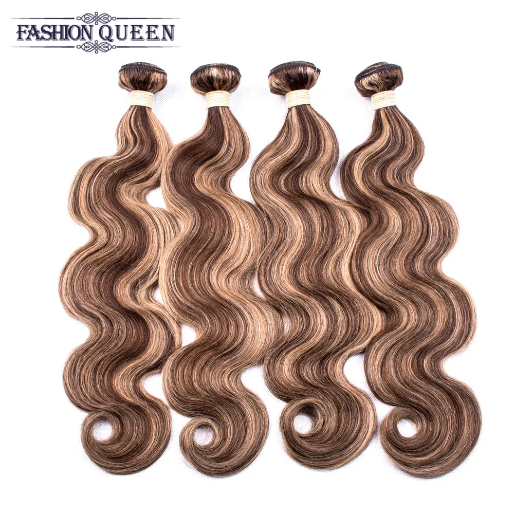 Предварительно окрашенные волосы ed волнистые бразильские Remy плетение 100%