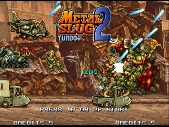 NEOGEO AES Metal Slug 2 Enemy Remake Edition(взломанный) игровой картридж и ShockBox для SNK NEO GEO AES консоли