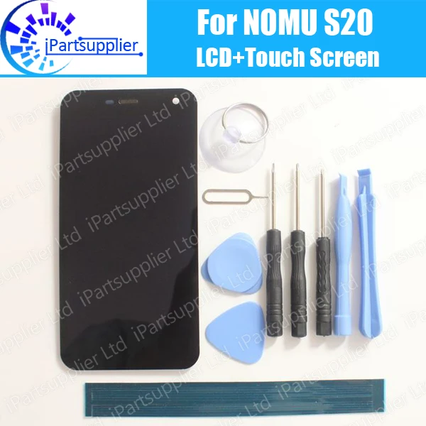 Nomu S20 ЖК дисплей + сенсорный экран наушники 100% Оригинальный дигитайзер стеклянная