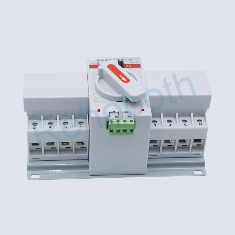 2 P AC200V-240V 4 P AC350-415V MCCB тип двойной мощность автоматический переключатель передачи ATS