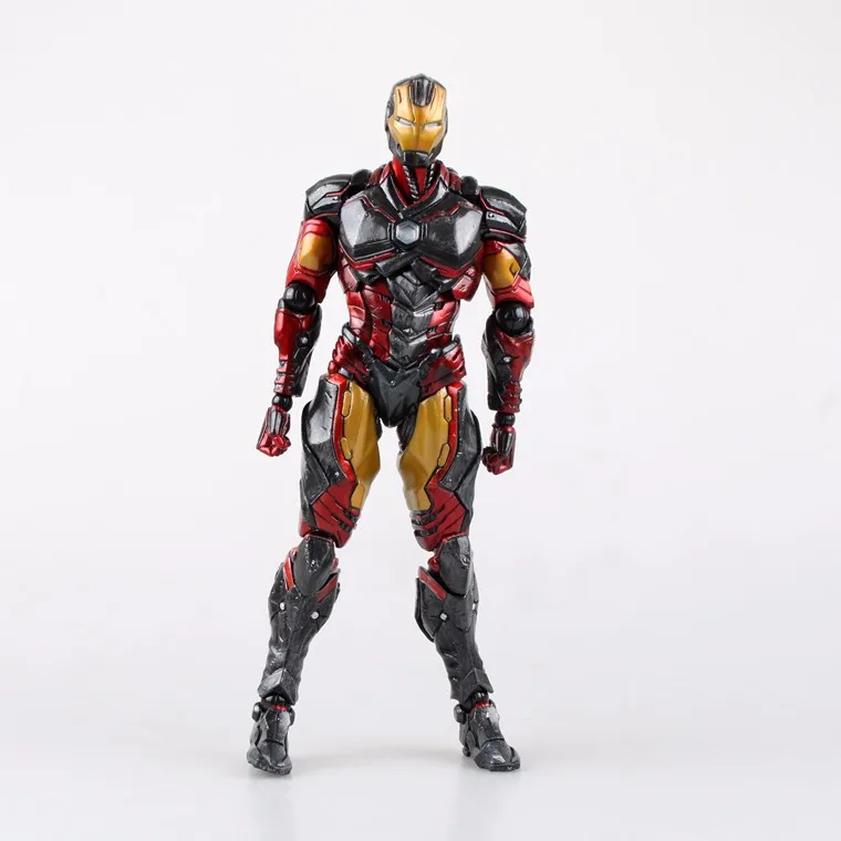 Play Arts Marvel 25 см Железный человек супер герой Железный человек фигурка игрушки