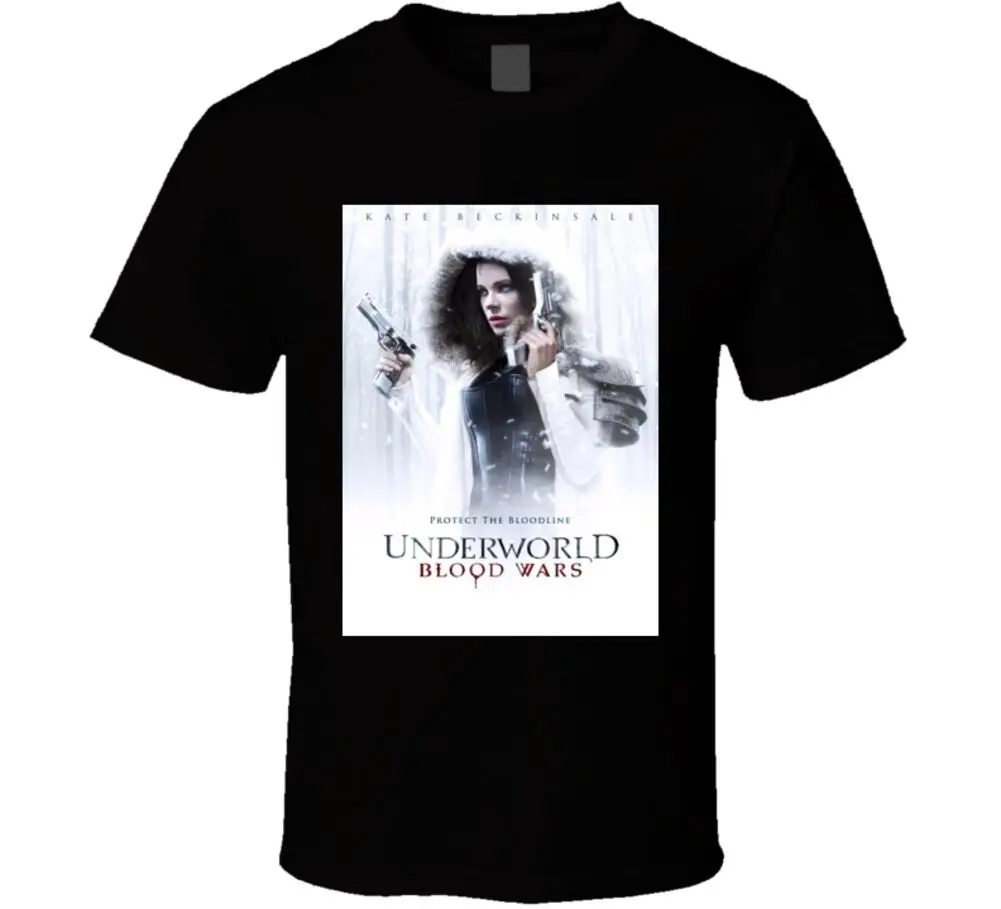 Underworld Blood Wars Horror Cult Movie Tshirt GILDAN 2019 short sleeve t shirt fashion brand design 100% cotton male quality | Мужская
