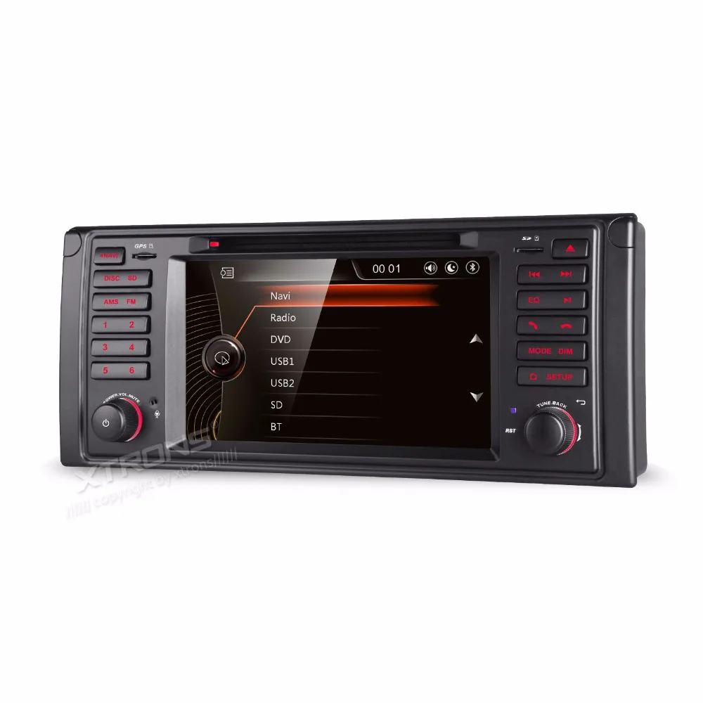 XTRONS 7 &quotHD 1080P видео емкостный сенсорный экран автомобильный dvd плеер с экраном GPS