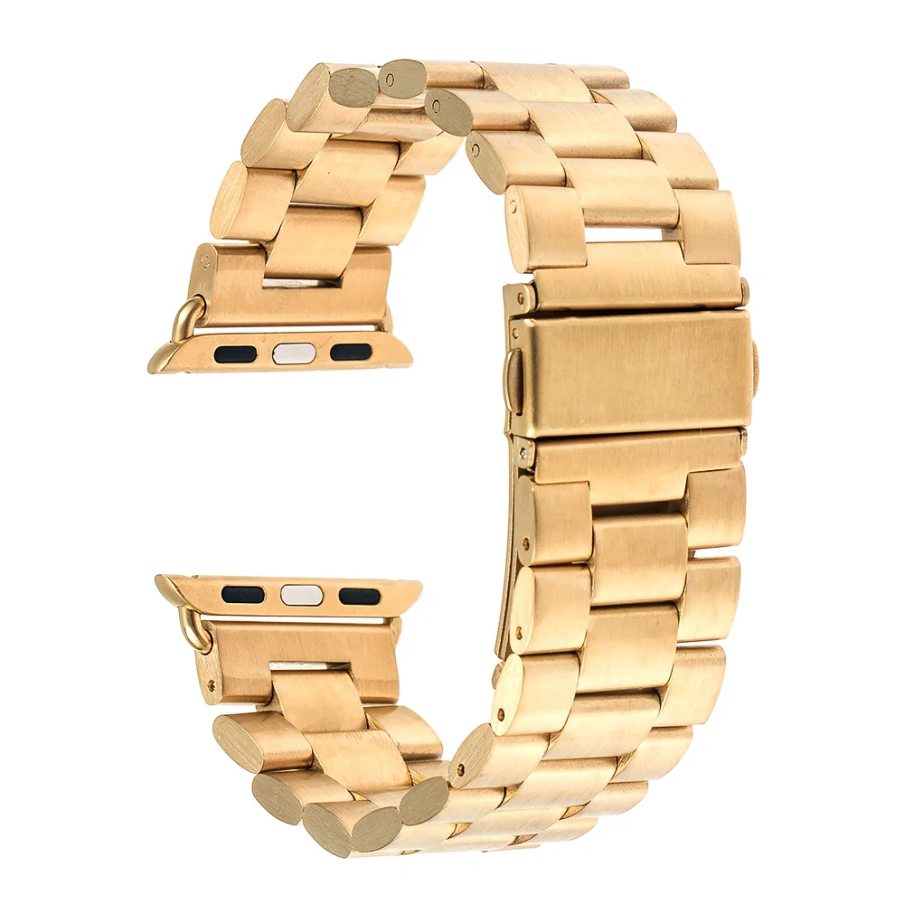 22 мм 24 ремешок из нержавеющей стали для 38 42 iWatch Apple Watch браслет с переходником