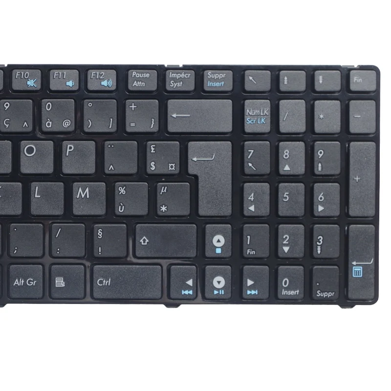Французская клавиатура для Asus X61G X64D X64DA X64J X64JA X64JQ X64JV X64V X64VF X72D X72DR X72DY X72F X72J X72JB FR AZERTY