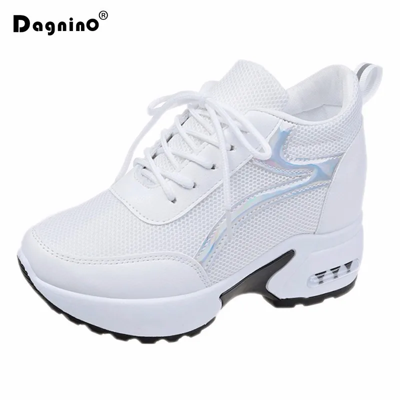 Женские туфли на платформе повседневные высоком каблуке увеличивающие рост