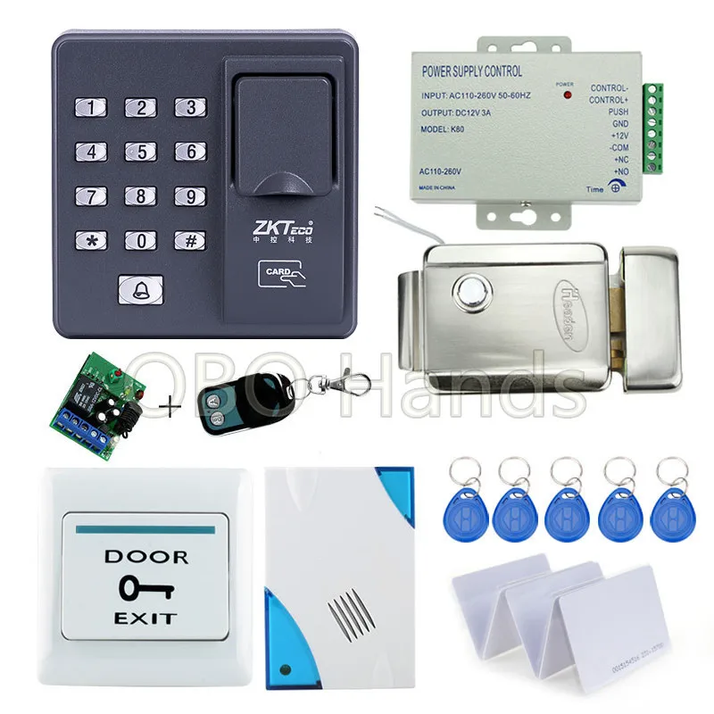 Сканер отпечатков пальцев клавиатура rfid брелок считыватель X6 + электронный замок
