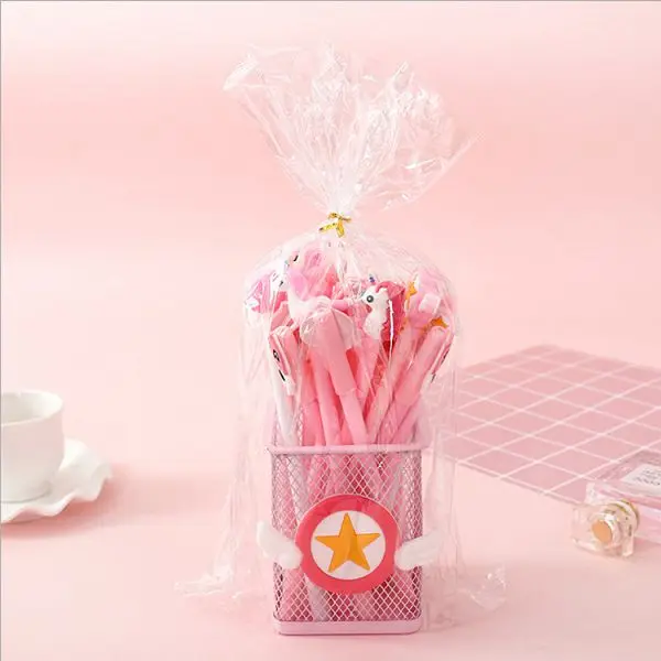 20 шт./компл. гелевая ручка 20 пополнения Papelaria Lapices Kawaii Единорог школьные принадлежности милые корейские канцелярские принадлежности Jel Kalem utiles Escolares - Цвет: Star K