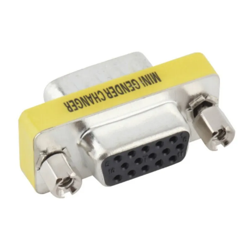 100 шт. 15 pin D-Sub VGA SVGA мини-переходник для разъема разъем M/F Папа-мама | Компьютеры и