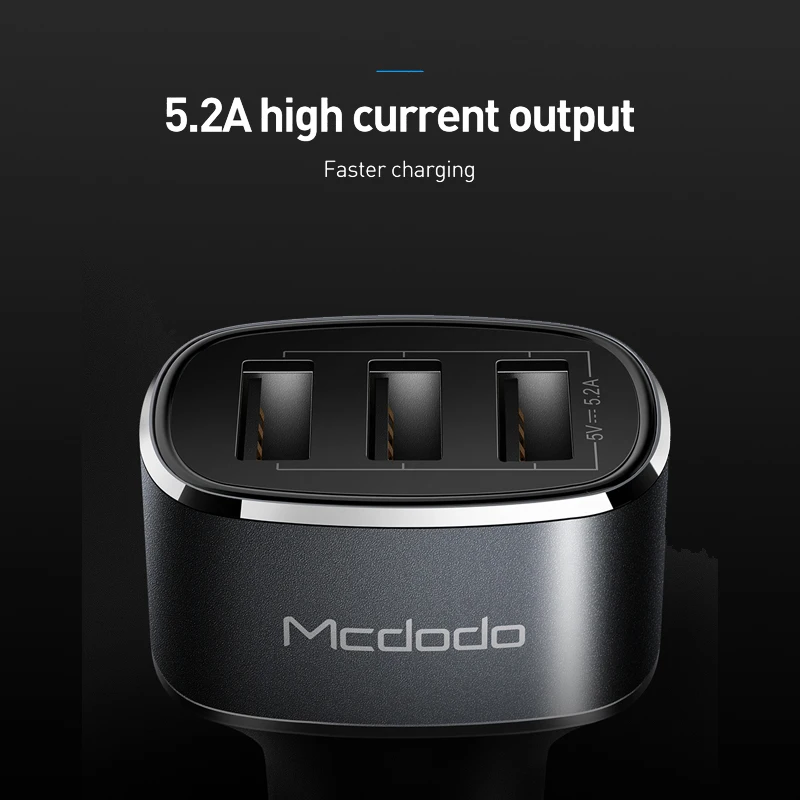 Автомобильное зарядное устройство MCDODO 5 2 А USB адаптер для быстрой зарядки