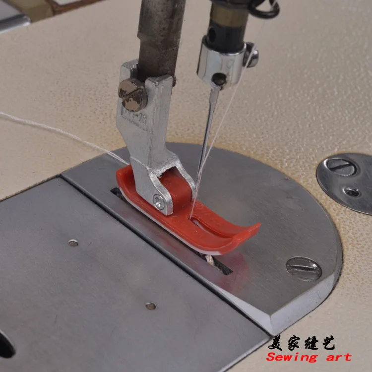 Промышленная швейная машина из тонкого материала с прижимной ЛАПКОЙ для кожи и