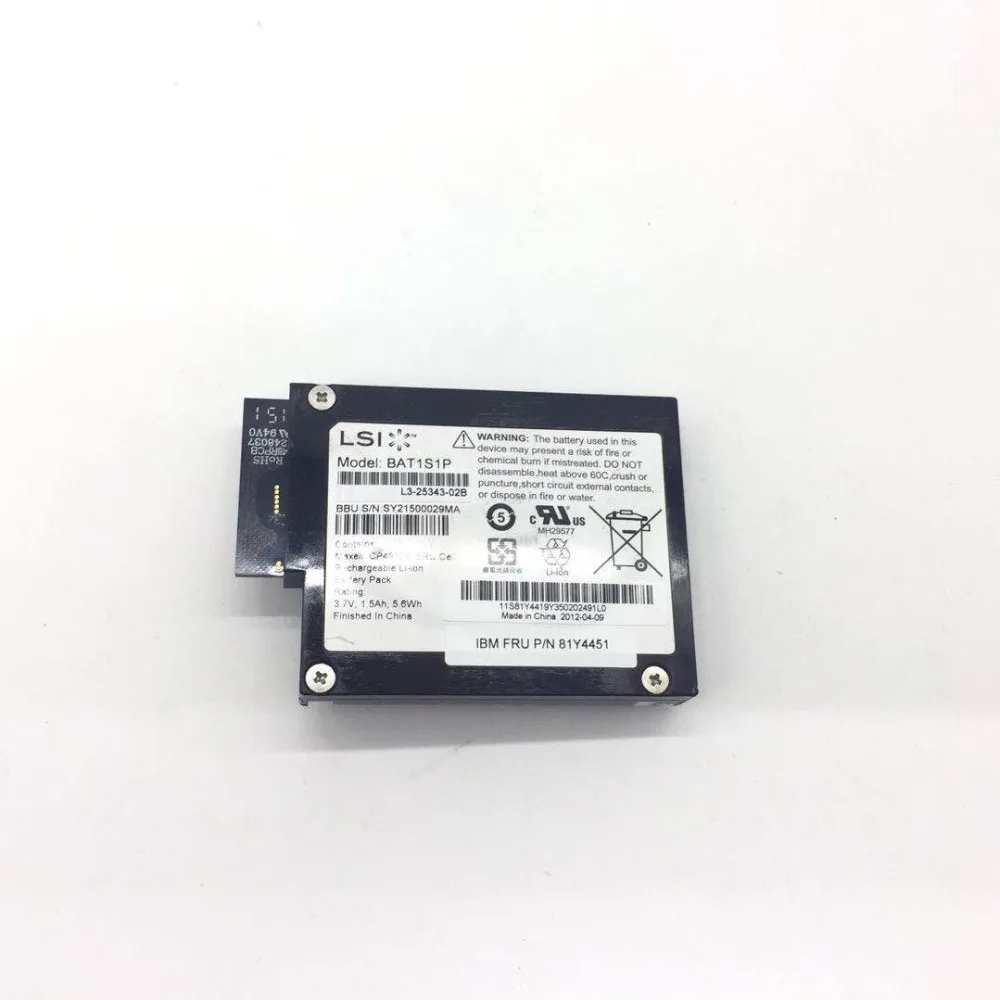 Резервная батарея Avago LSI MegaRAID SAS LSI00264 LSIiBBU08 IBBU08 BBU08 для 9260 9261 9280 8e 8i 4i 16I 24i4e|Зарядные