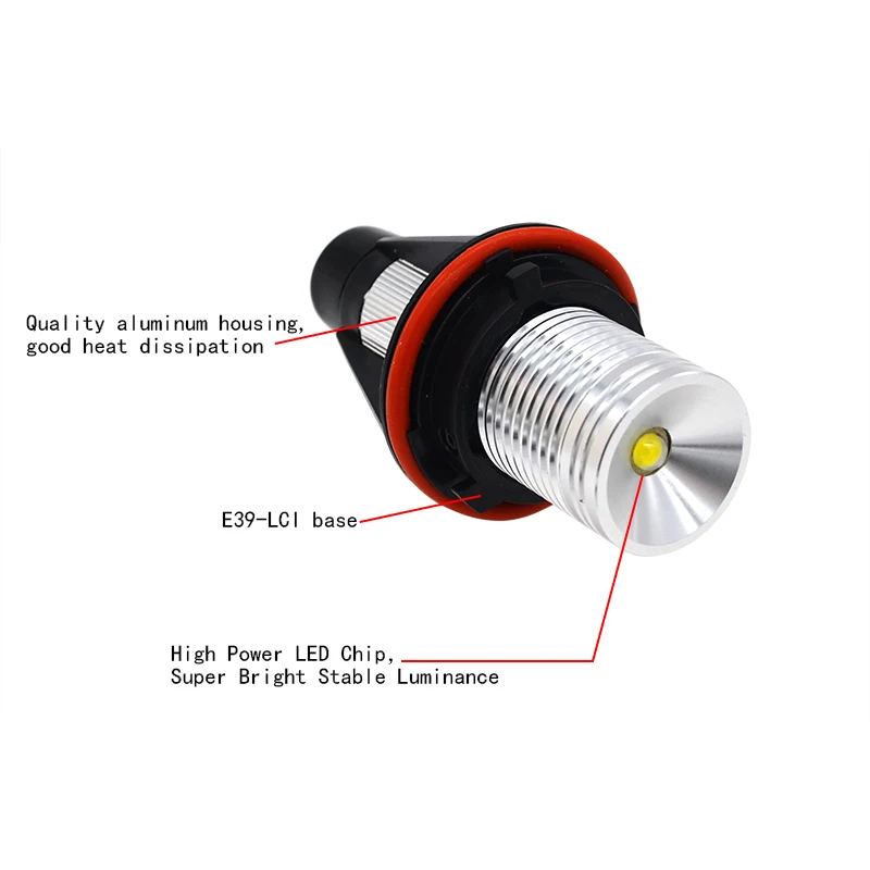 SKYJOYCE 1 комплект 2*6W 12W E39 LED набор маркеров 6W белые светодиодные чипы для E53 E60 E61 E87 E83
