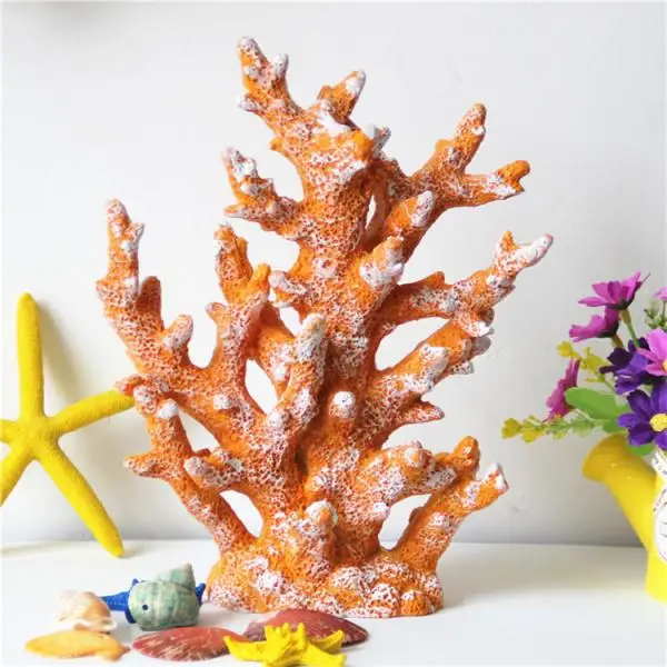 10 дюймовый Коралловый аквариум Декор риф кораллы украшение подводное подходит