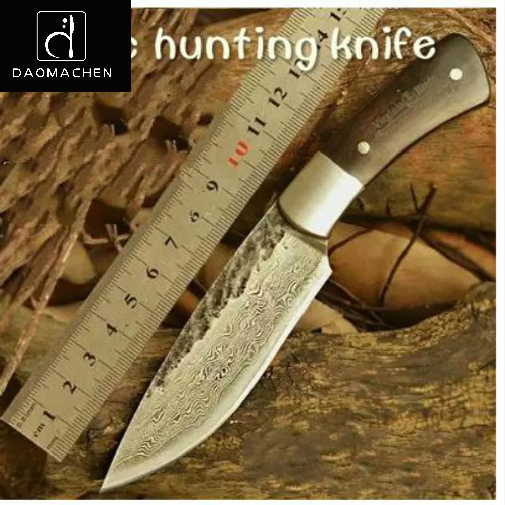 Бесплатная доставка охотничий нож из дамасской стали скандинавский ручной ковки