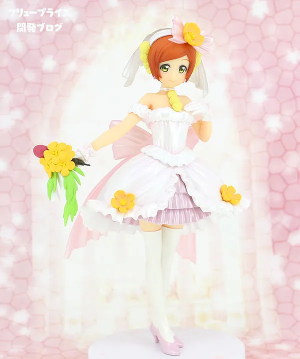 1/8 Furyu японская Оригинальная фигурка аниме love live Rin Hoshizora белое свадебное платье ver