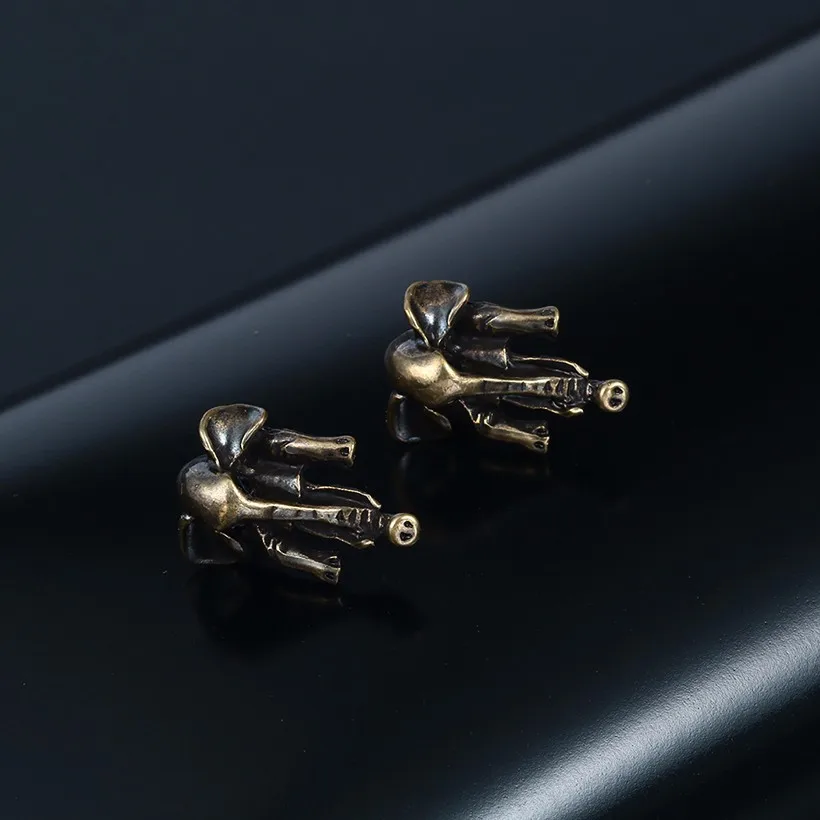 Kinitial уникальные 3D серьга слон реалистичные Мультяшные Животные медведь собака