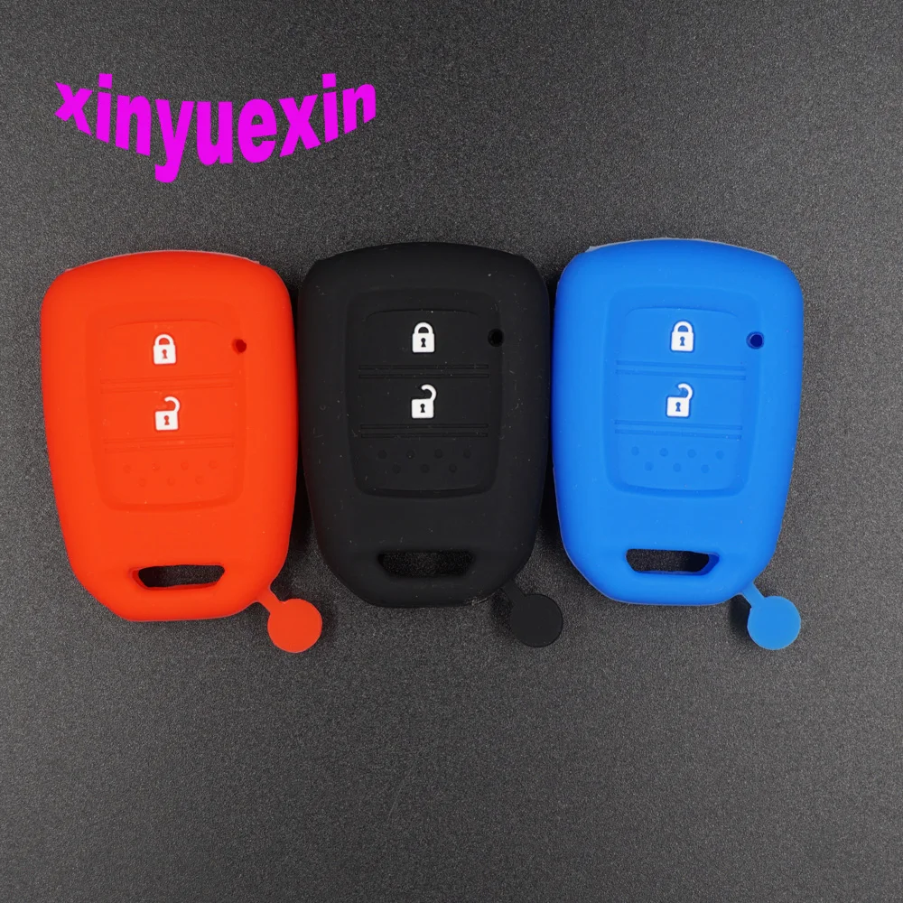 Силиконовый чехол Xinyuexin для автомобильного ключа Honda Jazz Civic Jade Vezel City подходит