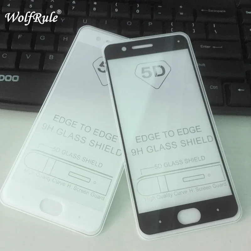 Защитное стекло для экрана Xiaomi Mi Note 3 изогнутое полное покрытие WolfRule 5D закаленное