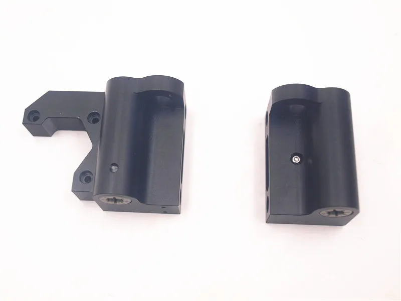 Funssor 1 комплект Anet/Prusa i3 MK2/MK3 черный анодированный алюминий X Мотор/X Натяжной комплект металлический X конец двигателя/конец холостого хода