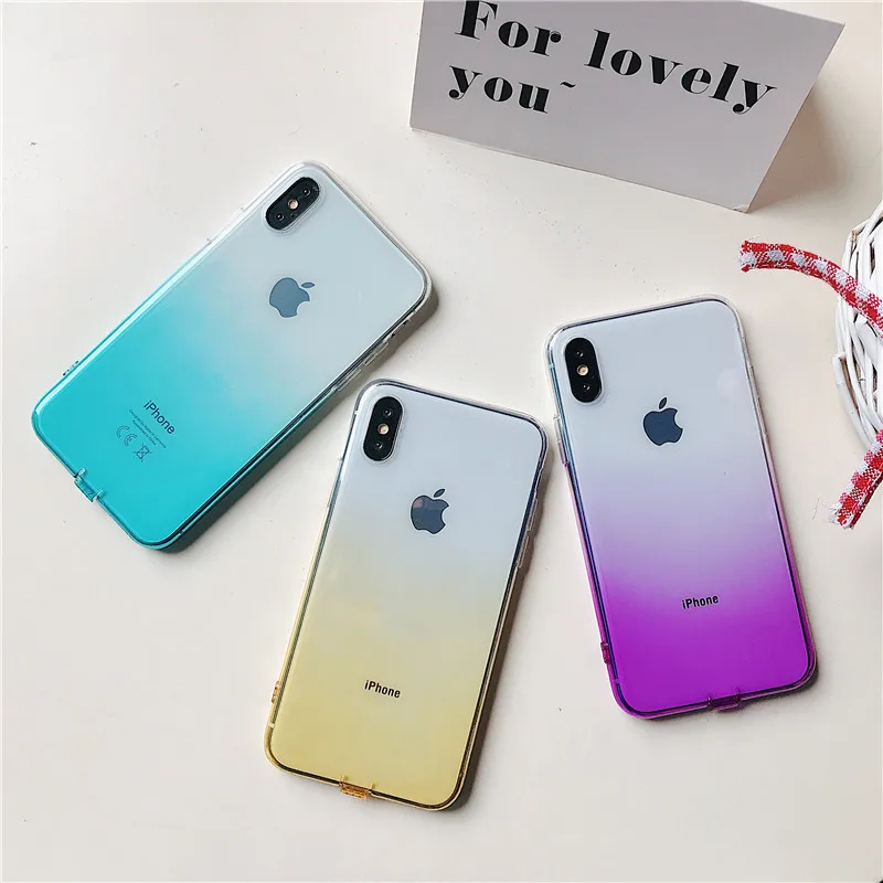 Силиконовый мягкий чехол для iPhone X XS MAX XR 8 7 6 Plus|Бамперы| |