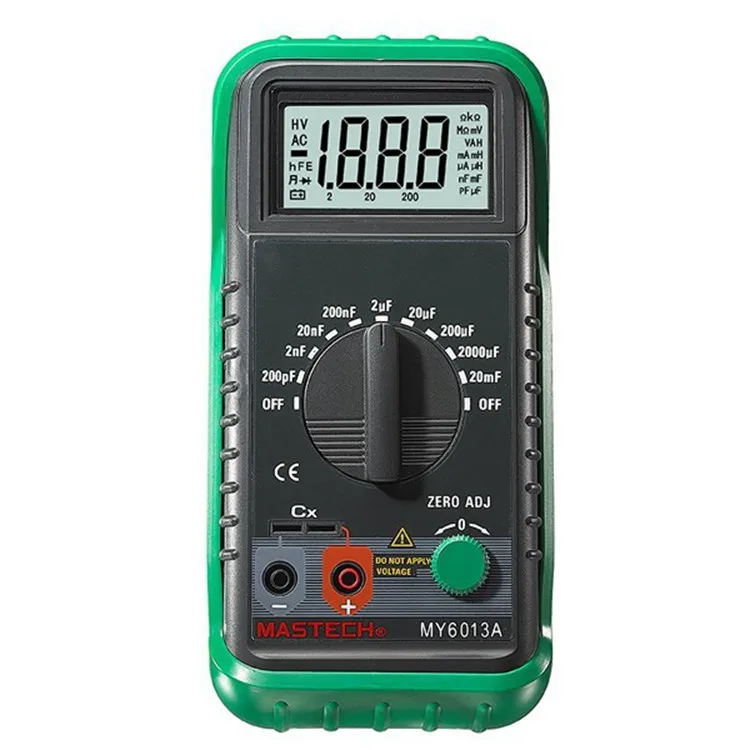 MASTECH MY6013A Конденсатор Тестер Tecrep Портативный 3 1/2 Цифровой Измеритель Емкости