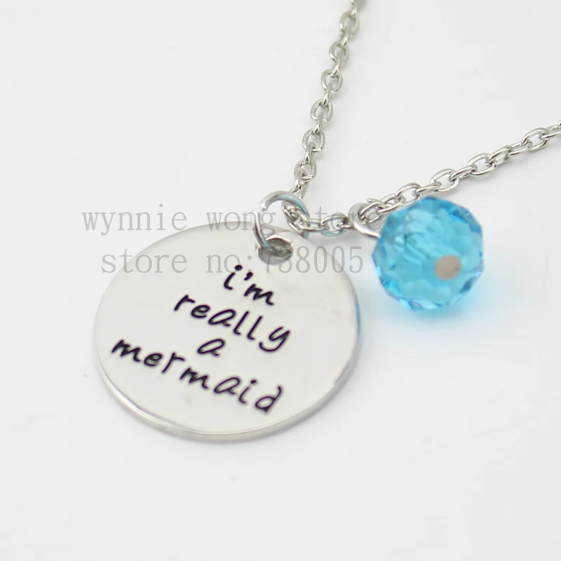 Новинка 2015 ожерелье в стиле Русалочки &quotя действительно русалочка&quot