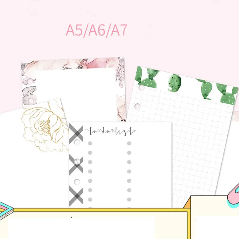 Наполнитель Lovedoki Yiwi 25 листов новинка 2019 A5 A6 A7 внутренние страницы Dokibook сетка с