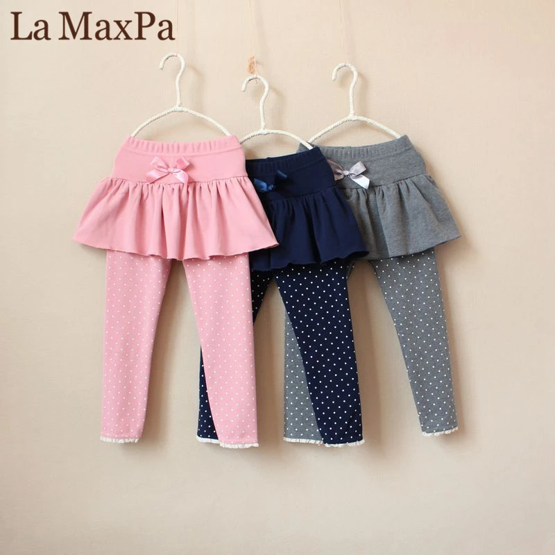 La MaxPa Girl Leggings Skirt-pants Children Cute Cake Skirt Baby Winter Warm Cotton Kids For 2-8 | Детская одежда и обувь