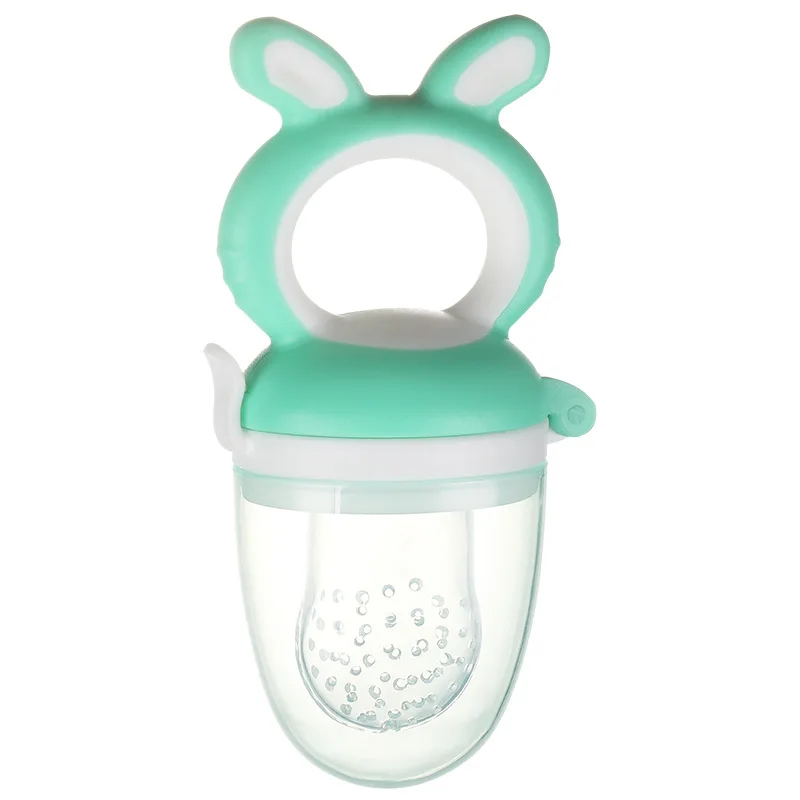 SiliconeBaby фрукты овощи соска еда жевательная Nibbler NippleTeether 1 шт. младенец s m l Сетчатое ситечко для мяса пюре nippler - Цвет: Green--S