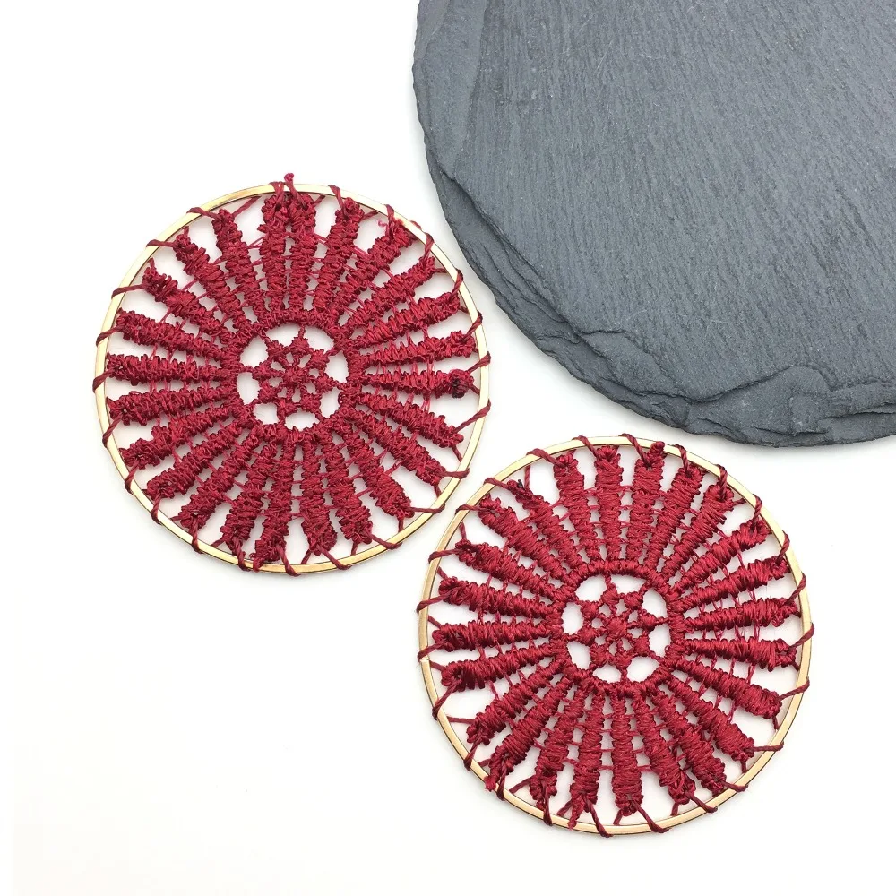 GUFEATHER M257 ювелирные изделия аксессуары для сережек ручная работа Круглые серьги diy