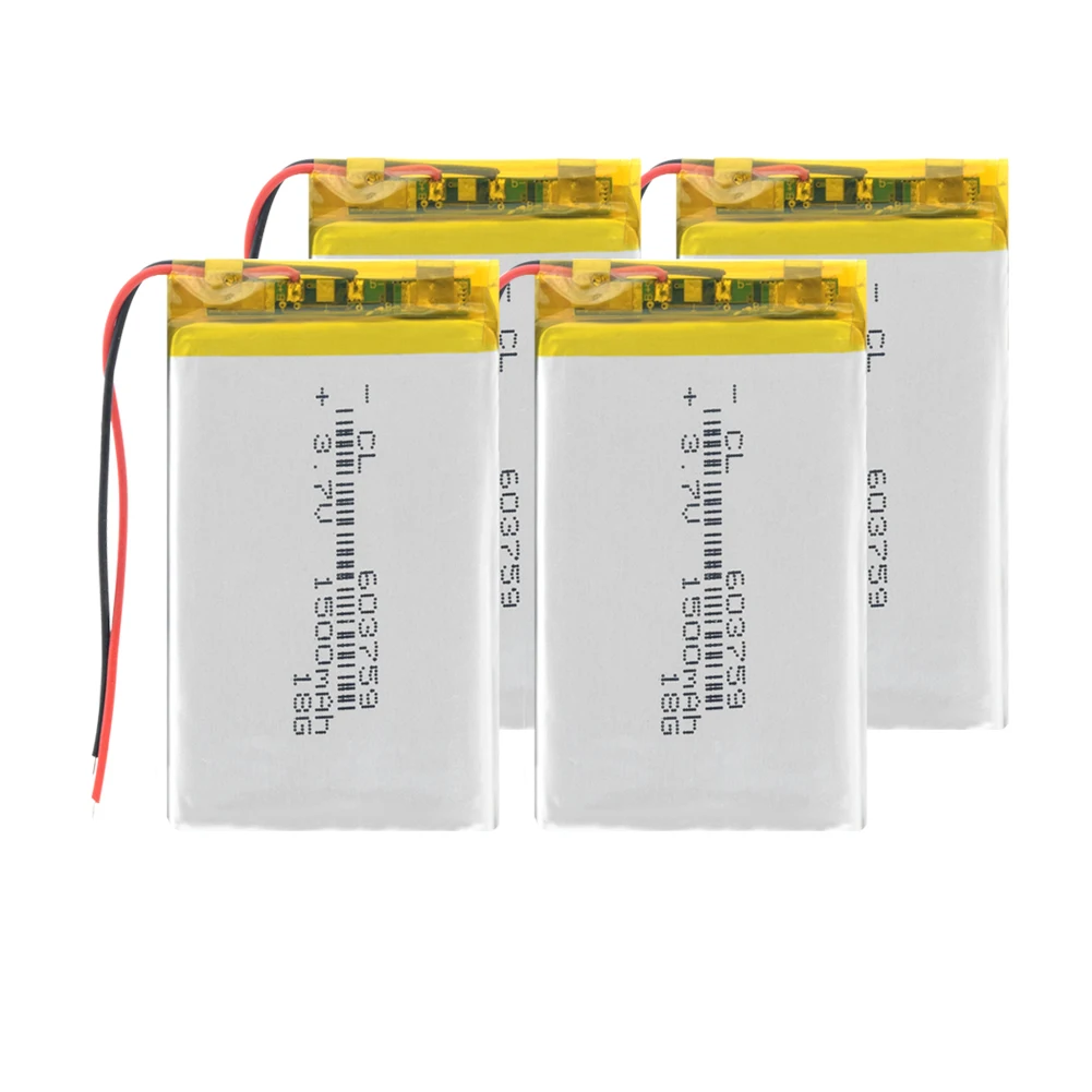 3,7 V 1500mAh 603759 Lipo батарея литий-полимерная Li-Po литий-ионная батарея Lipo батареи для игрушек MP3 MP4 gps динамик