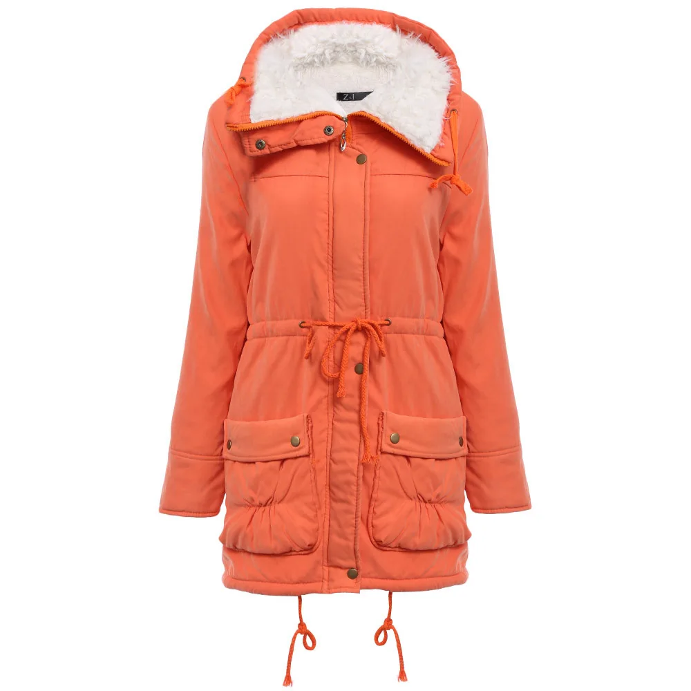 Женские повседневные парки Mujer 2017 зимняя тонкая Длинная стеганая куртка средней