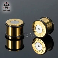 wholesale price stainless steel bullet ear piercing plugs tunnels stretchers fashion body jewelry earring expanders gauges 38pcs