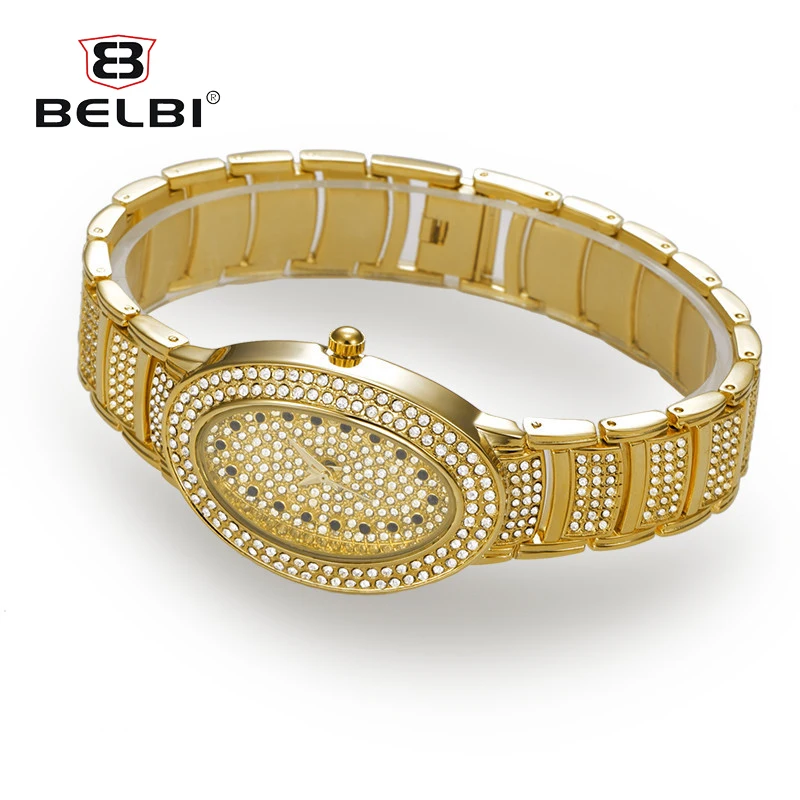 Роскошные Брендовые Часы BELBI Strip женские модные повседневные часы из сплава
