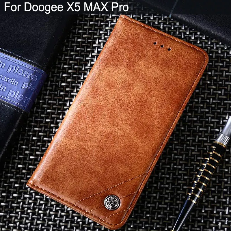 Для doogee X5 MAX случае Роскошные кожаные откидная крышка с подставкой слот для карты