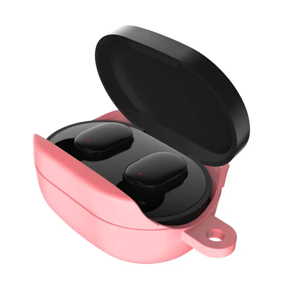 Xiaomi redmi airdos чехол для наушников силиконовый комплект защитный чехол против падения для airdots легко носить с собой